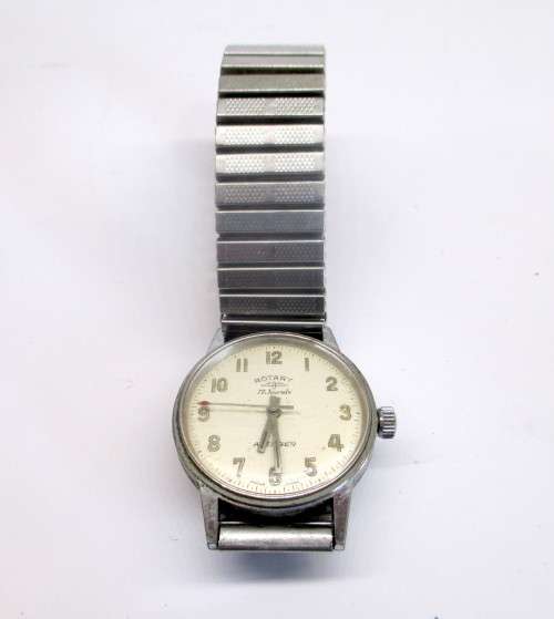 Vintage ROTARY 17 Jewels AVENGER Swiss Made Wrist Mens Watch. Working
