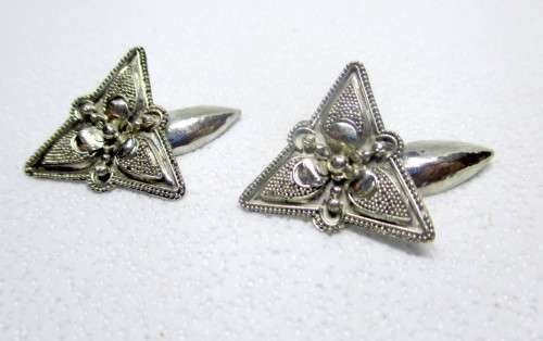 Vintage Ethnic Indonesian Chain link Silver Cufflinks