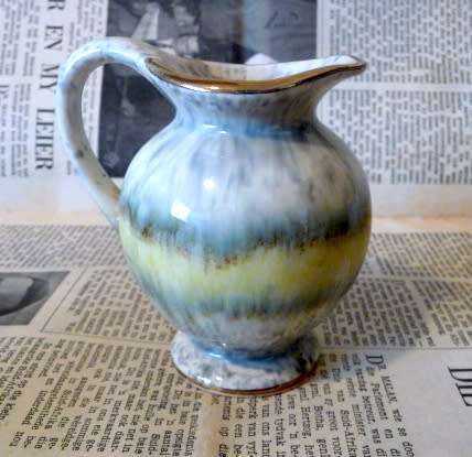 Small Ceramic Decorative Pitcher Vintage Mid-Century Marked `Germany`. 9cm High. Spotless.