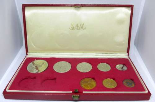 1980 South African Short Proof Set in Long Proof Box