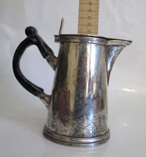 Vintage Railway Park Station Buffet Silver Plate Ond Cup Tea Pot.