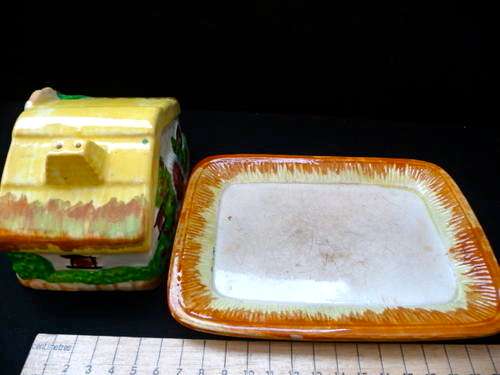 Vintage Hand crafted otagiri house butter/cheese dish. Made in Japan