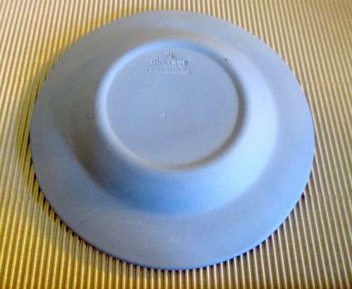 Vintage Wedgwood Jasperware Light Blue Round Ash Tray (3 slots)