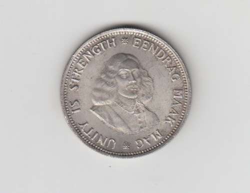 1961 SA Rep Silver 20 Cent Coin