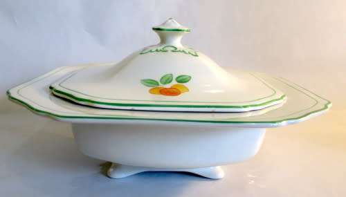 Vintage Hughes Longport Porcelain Server. Made in England