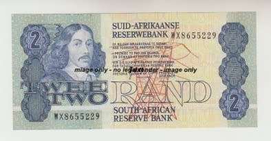 SA Reserve Bank Two Rand Note. G de kock. `UNC WX