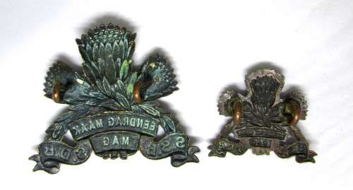 WWI and WW2 South Africa Badges. `Eendrag maak Mag` SSB SDB