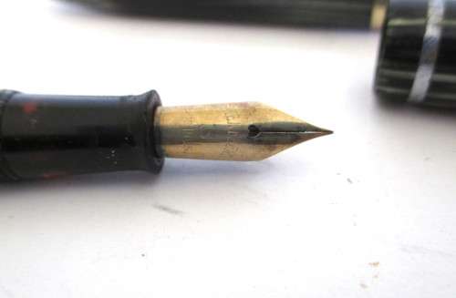 Antique/Vintage "W.A. SHEAFFER" 14K Gold Filled/Mother-of-Pearl Fountain Pen and Pencil.