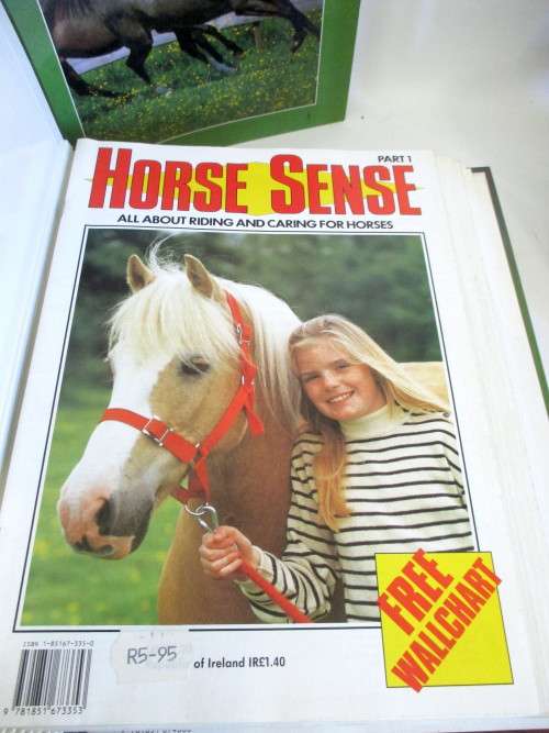 1980's Full Set #1-85 Horse Sense Magazines. Three Binders. Excellent Condition. Collectors Item.