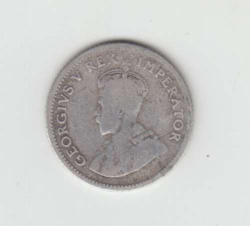 1923 South African Union Silver Sixpence