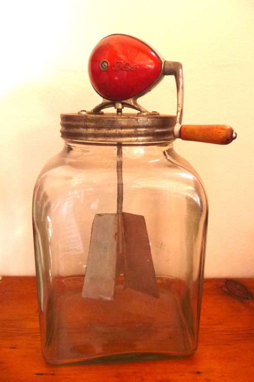 Vintage Blow Butter Churn. Good Condition.