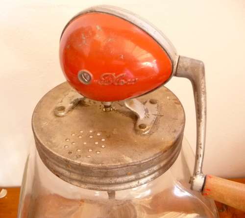 Vintage Blow Butter Churn. Good Condition.