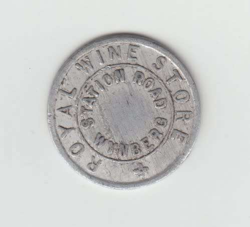 Royal Wine Store Station Road Wynberg 3D Token