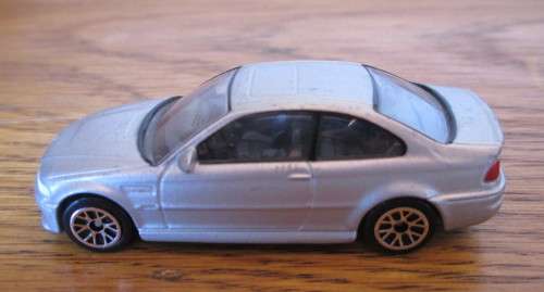REALTOY BMW M3 159 Scale IN SILVER VERY GOOD CONDITION DIECAST MODEL TOY CAR