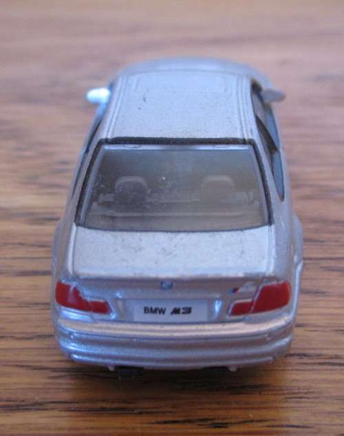 REALTOY BMW M3 159 Scale IN SILVER VERY GOOD CONDITION DIECAST MODEL TOY CAR