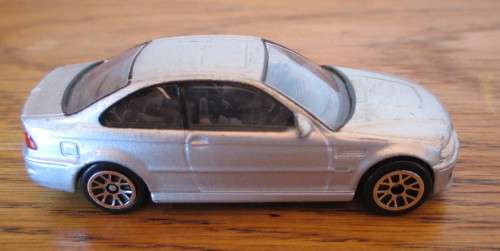 REALTOY BMW M3 159 Scale IN SILVER VERY GOOD CONDITION DIECAST MODEL TOY CAR