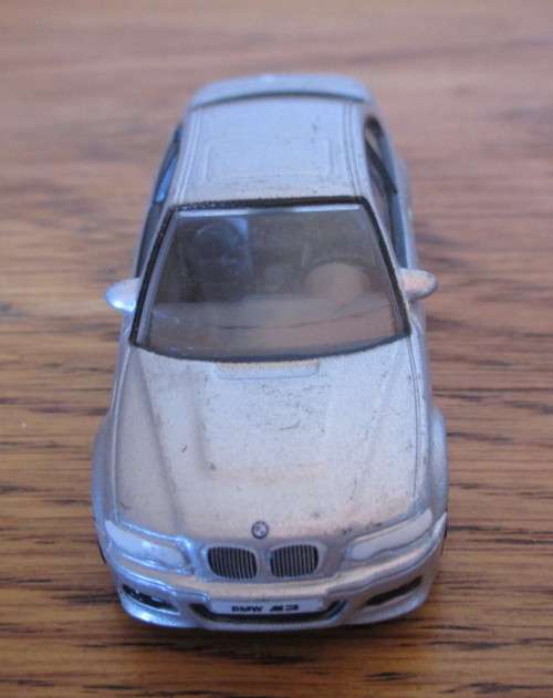 REALTOY BMW M3 159 Scale IN SILVER VERY GOOD CONDITION DIECAST MODEL TOY CAR