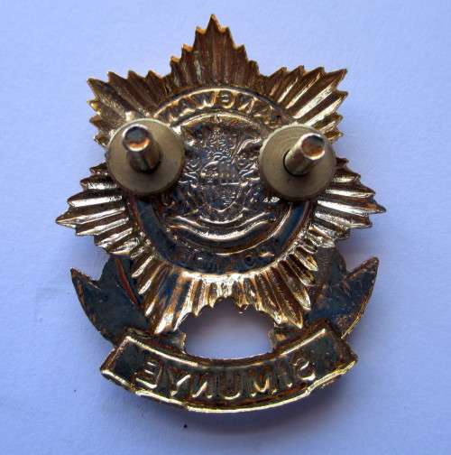 Kangwane Police Gilding Metal and Enamel Cap Badge