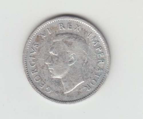 1946 South Africa Silver SixPence