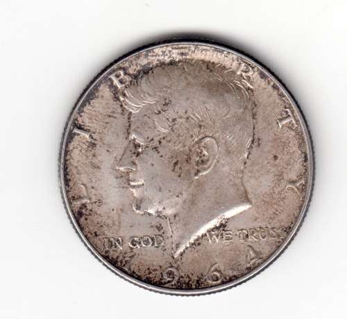 1964 USA Silver Kennedy Half Dollar