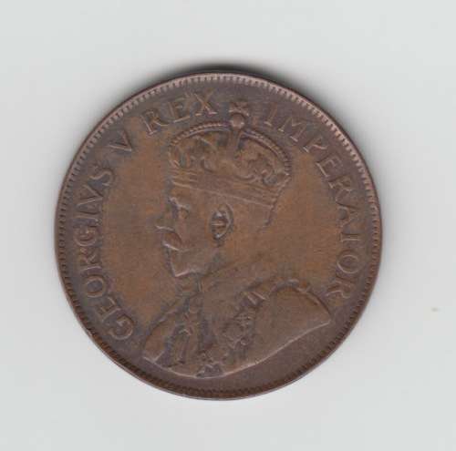 1928 Zuid Africa Union Bronze One Penny