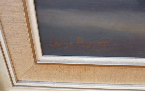 Lovely Vintage Original Large Louise Repsold Painting