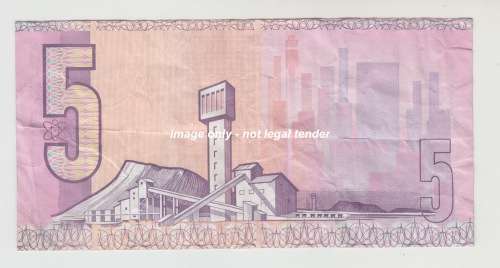 1990 South African Reserve Bank Five Rand - GPC de Kock