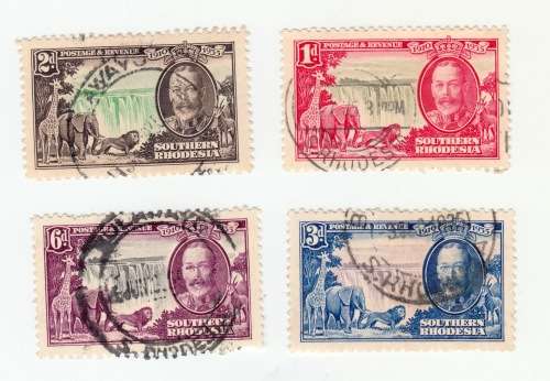 Southern Rhodesia KGV 1935 Silver Jubilee MNH set SG31-34