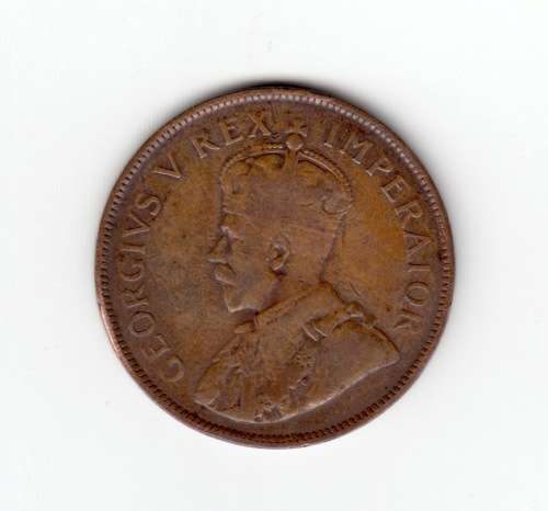 1929 South Africa Union Bronze Penny