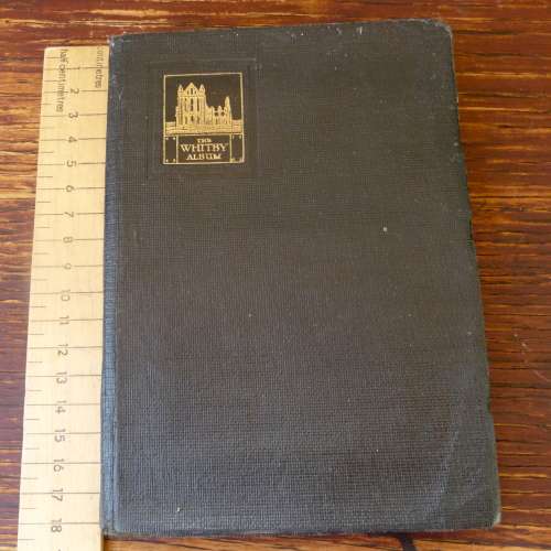 Antique Photo Album with few pictures in. 1927. 18cm x 13cm.