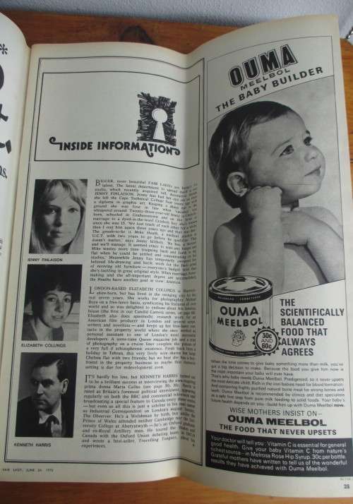 1970 June 24, Fair Lady Magazine in Original Cover. 183 pages of pure bliss. Very good Condition.