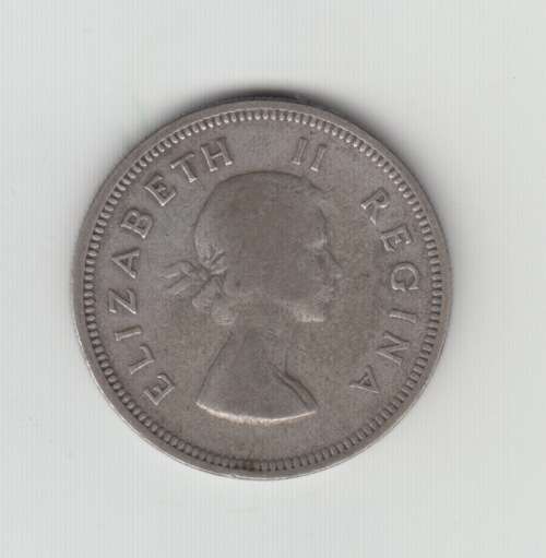 1959 South African Silver Two Shilling