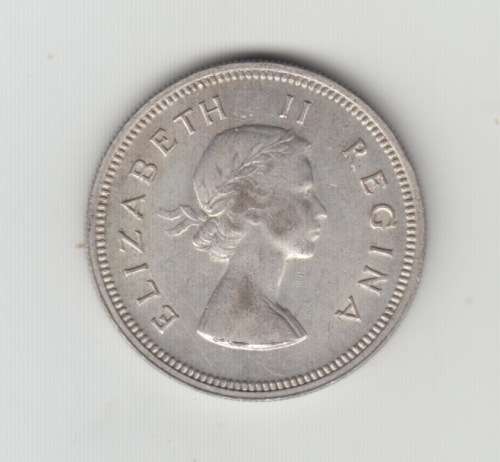 1960 South African Silver Two Shilling