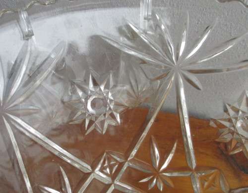 Glass Punch Bowl Set - 27 Piece Vintage Glass with 12 Punch Cups and ladle. Perfect for PARTIES.