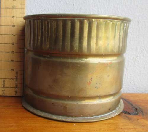 Vintage Brass Pot Plant Holder 110mm x 90mm