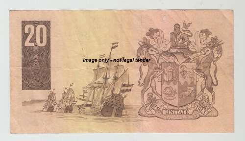 1990 South Africa Reserve Bank Twenty Note  - C L Stals