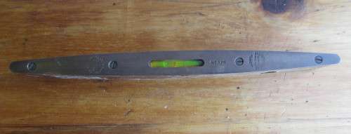 Vintage Elliott-Lucas Elvicta No. 526 Brass andamp, Rosewood Spirit Level