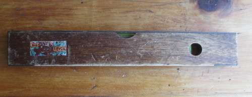 Vintage Elliott-Lucas Elvicta No. 526 Brass andamp, Rosewood Spirit Level