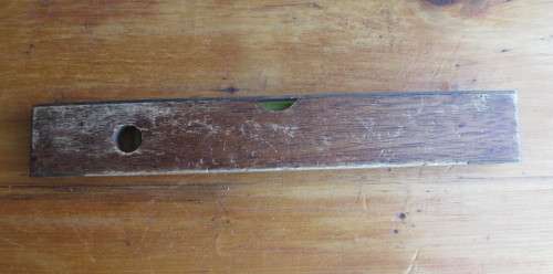 Vintage Elliott-Lucas Elvicta No. 526 Brass andamp, Rosewood Spirit Level