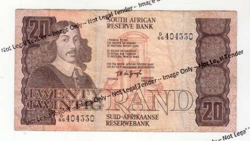 1979 SA Twenty Rand Note