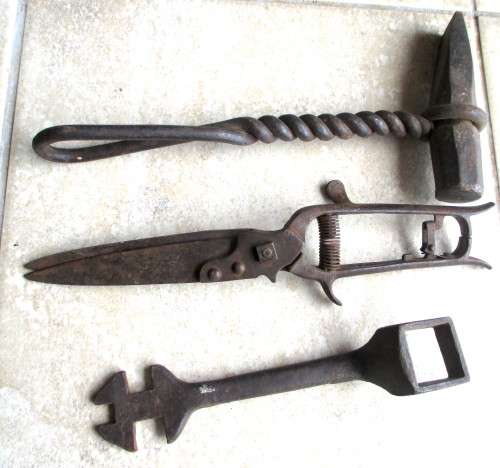 Lot of Antique Iron Tools. Very Heavy.