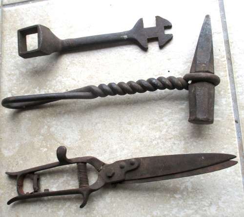 Lot of Antique Iron Tools. Very Heavy.