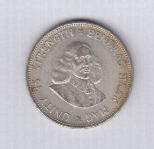 1963 South African Silver 20 Cent Coin