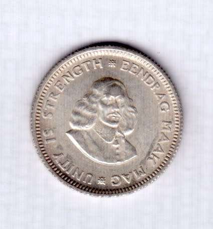 1964 South Africa Silver Five Cents
