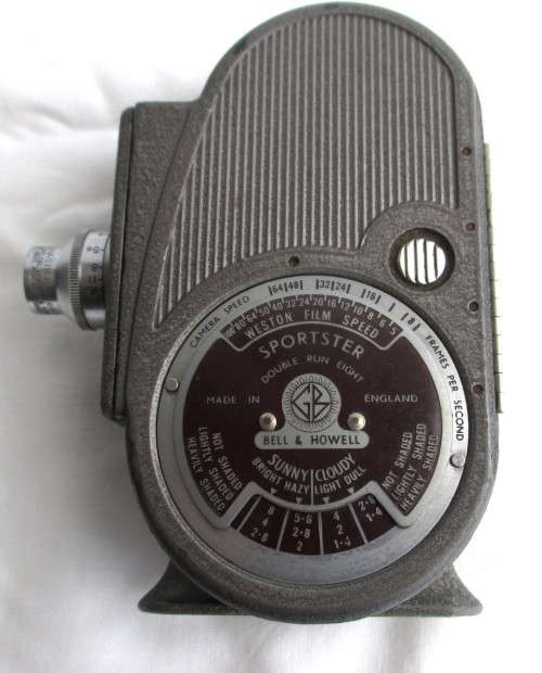 Vintage Bell and Howell 134 Filmo Sportster 8mm Movie Camera. Lovely Piece. In original bag.