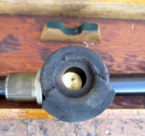 Vintage W Ottway and Co Gun Sight Telescope Pat No 2021 Serial 553. WW1. Original Case. Sell as is.