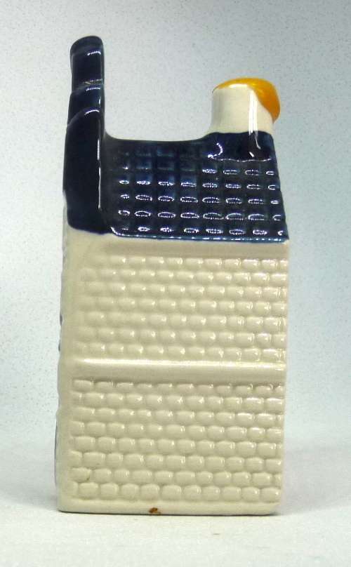 Vintage KLM Blue Delft Dutch Houses.  BOLS Amsterdam Miniature Porcelain House #20