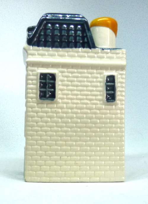 Vintage KLM Blue Delft Dutch Houses.  BOLS Amsterdam Miniature Porcelain House #43