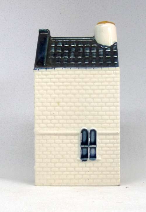 Vintage KLM Blue Delft Dutch Houses.  BOLS Amsterdam Miniature Porcelain House #37