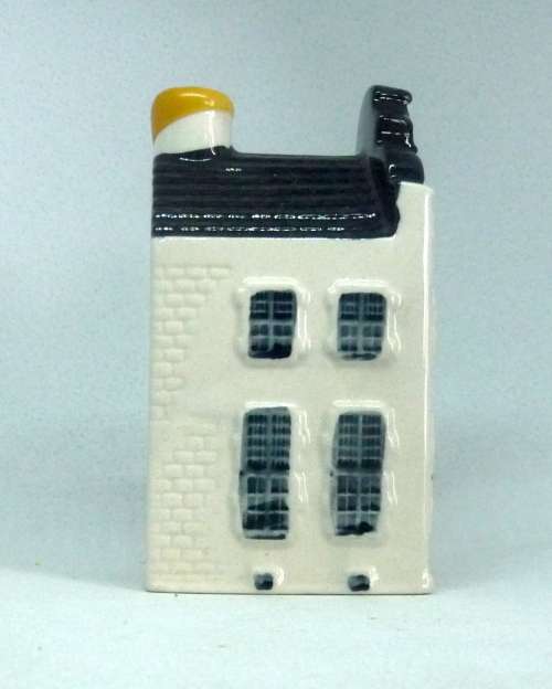 Vintage KLM Blue Delft Dutch Houses. BOLS Amsterdam Miniature Porcelain House #84